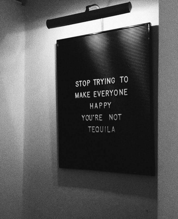 The Tequila Principle